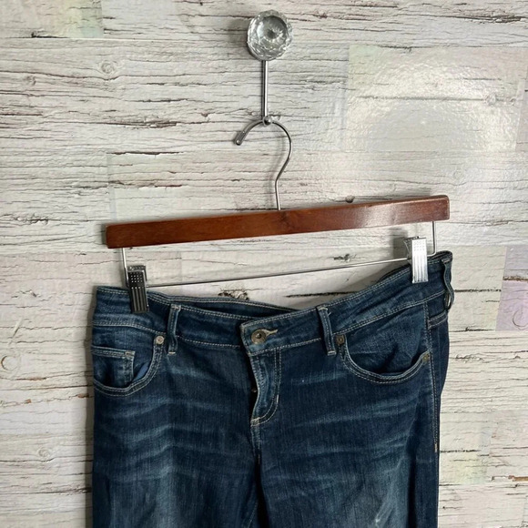 Guess boot cut low rise jeans size  29 ripped - Picture 2 of 10